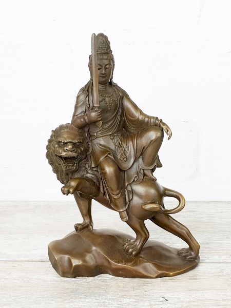 Статуэтка "Будда на льве (качество, арт.008)"