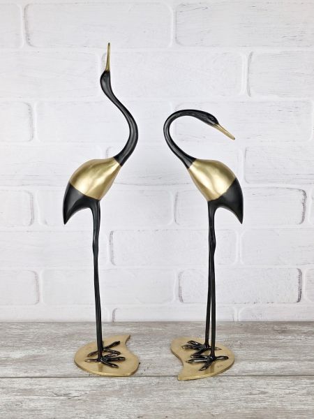 Статуэтка "Журавли (пара, золотые)" Статуэтка "Журавли (пара, золотые)"