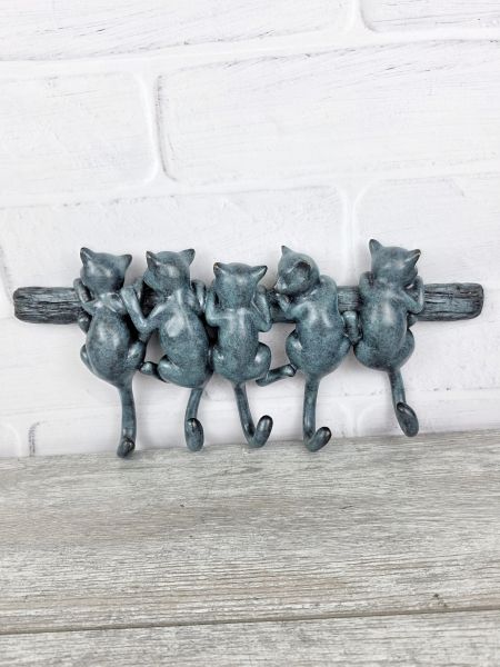 Вешалка "Коты" (цвет.)