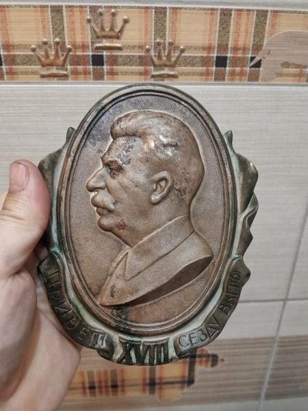 Оригинальный бюст "Медальон Сталин"
