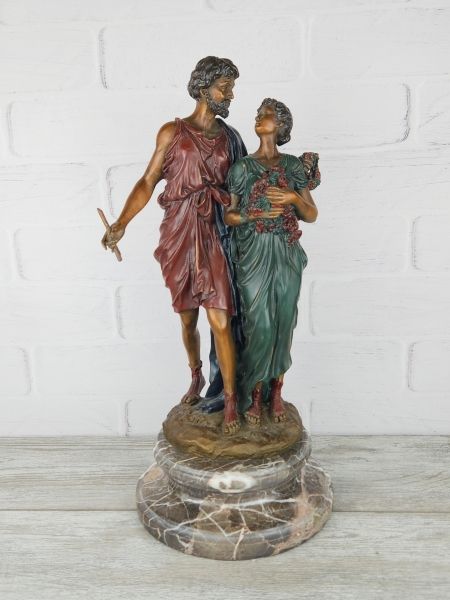 Скульптура "Римская пара с лавровой гирляндой (ЕРА-368)"