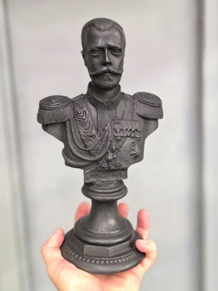 Оригинальный бюст "Николай II (Касли, Царская Россия)" Оригинальный бюст "Николай II (Касли, Царская Россия)"
