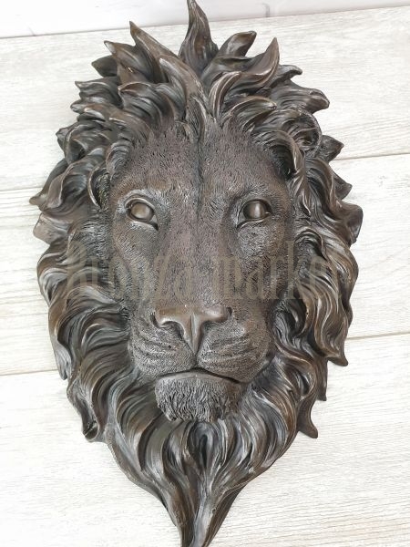 Статуэтка "Голова льва (на стену)"