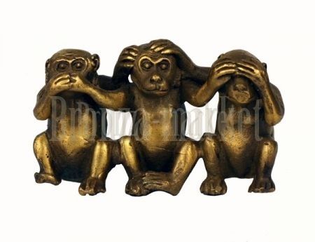 Статуэтка "Три мудрые обезьяны"