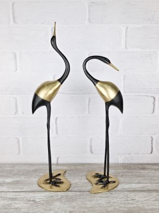 Журавли (пара, золотые)