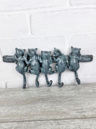 Вешалка "Коты" (цвет.)