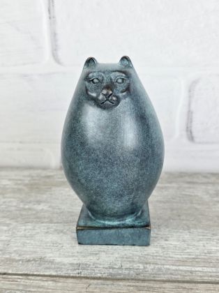 Кот бочонок (Ботеро) 15см цвет