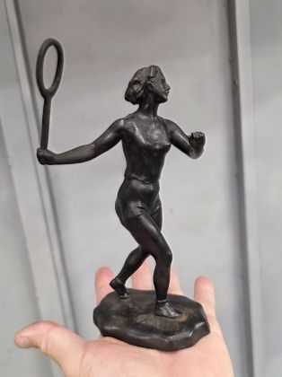 Теннисистка. Касли, 1957г. Оригинал