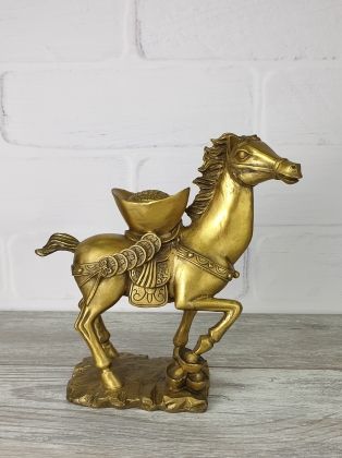 Статуэтка "Лошадь с золотом"