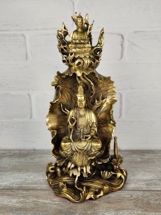 Будда в листе бодхи (крупный)