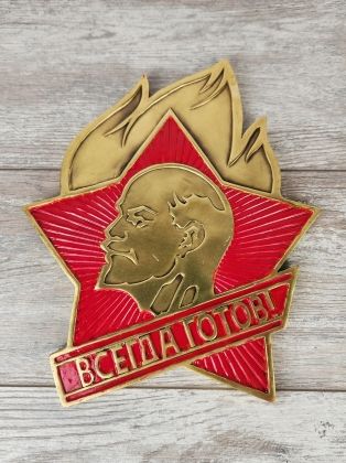 Пионерский знак (цвет)