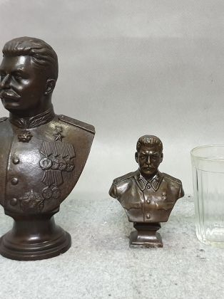 Бюсты лидеров и вождей из бронзы, фарфора